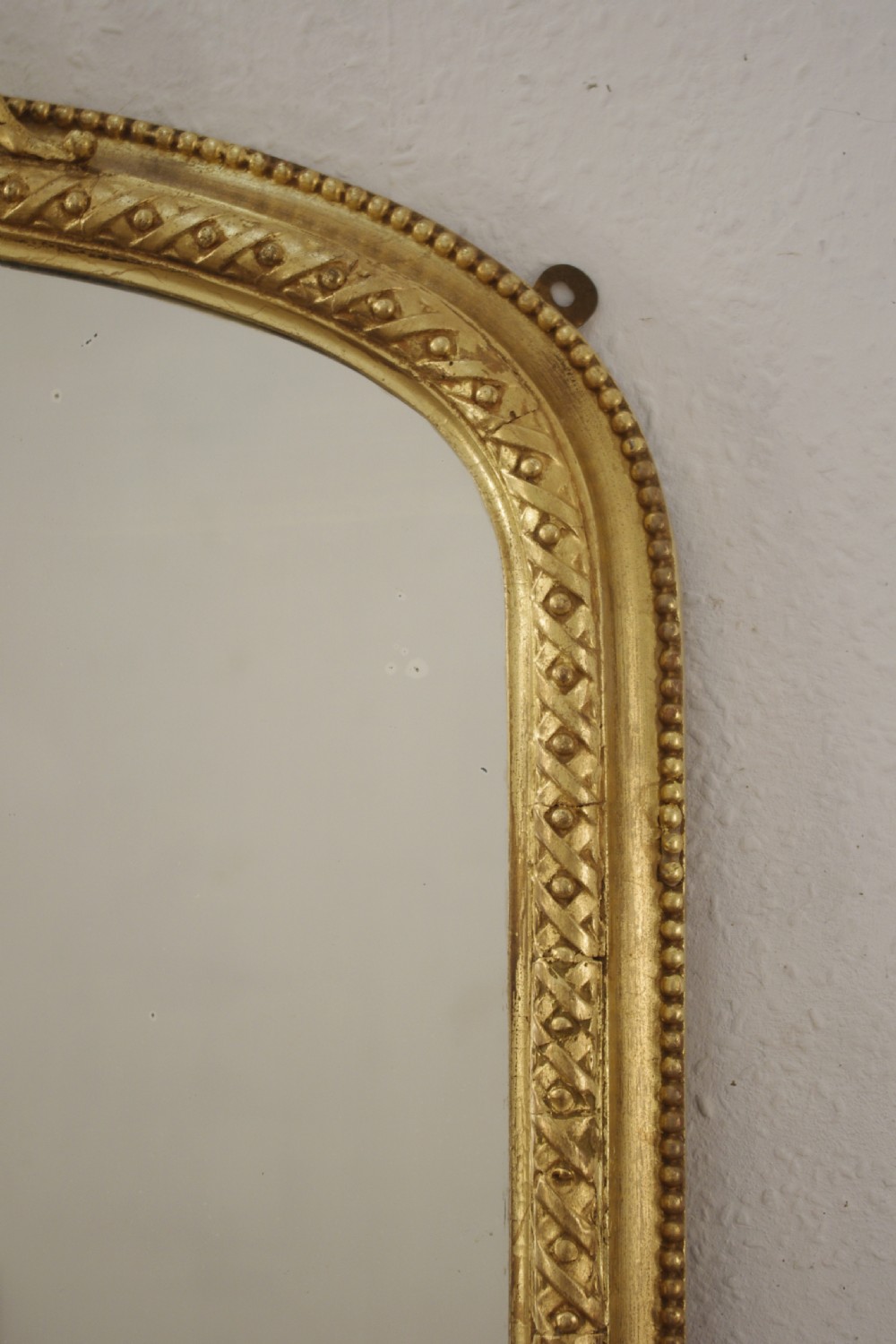 Victorian Gilt Arch Top Overmantle Mirror View V