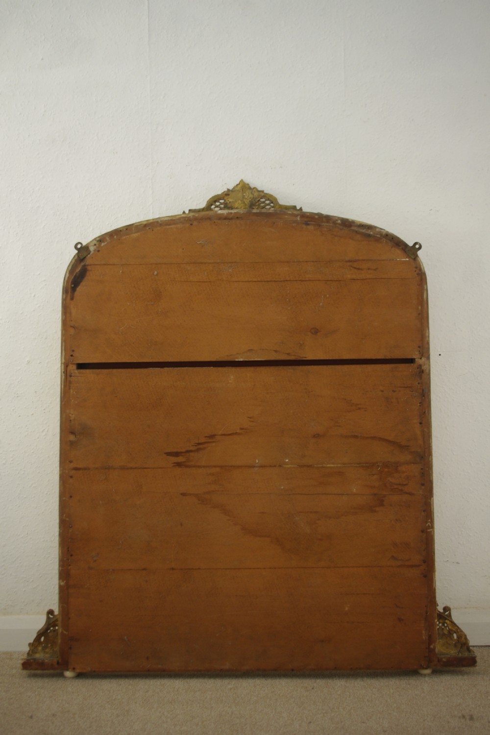 Victorian Gilt Arch Top Overmantle Mirror View IX