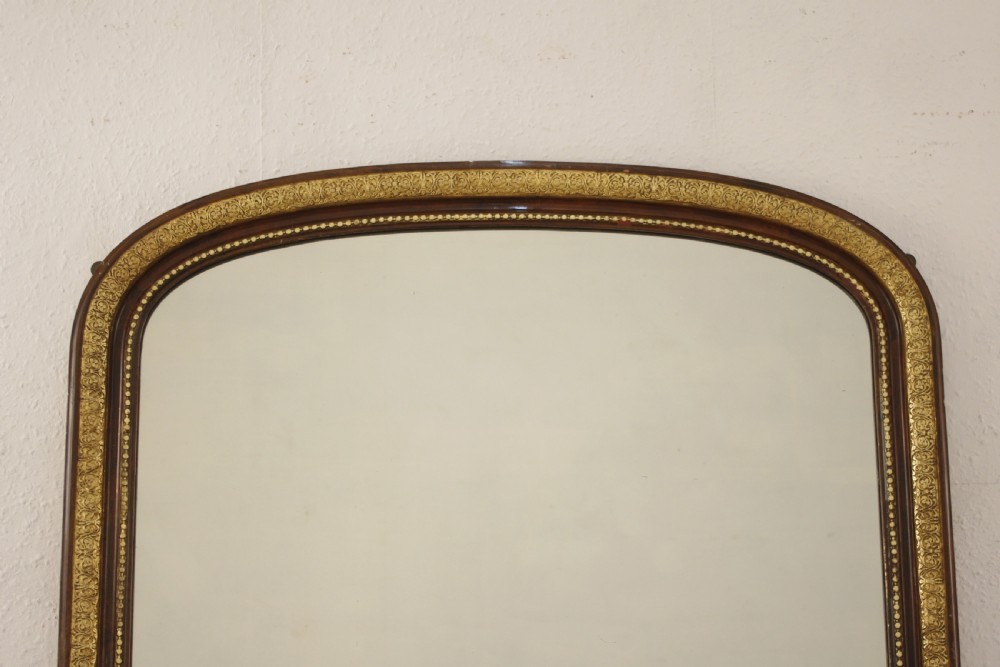 Victorian Gilt Arch Top Overmantle Mirror View II