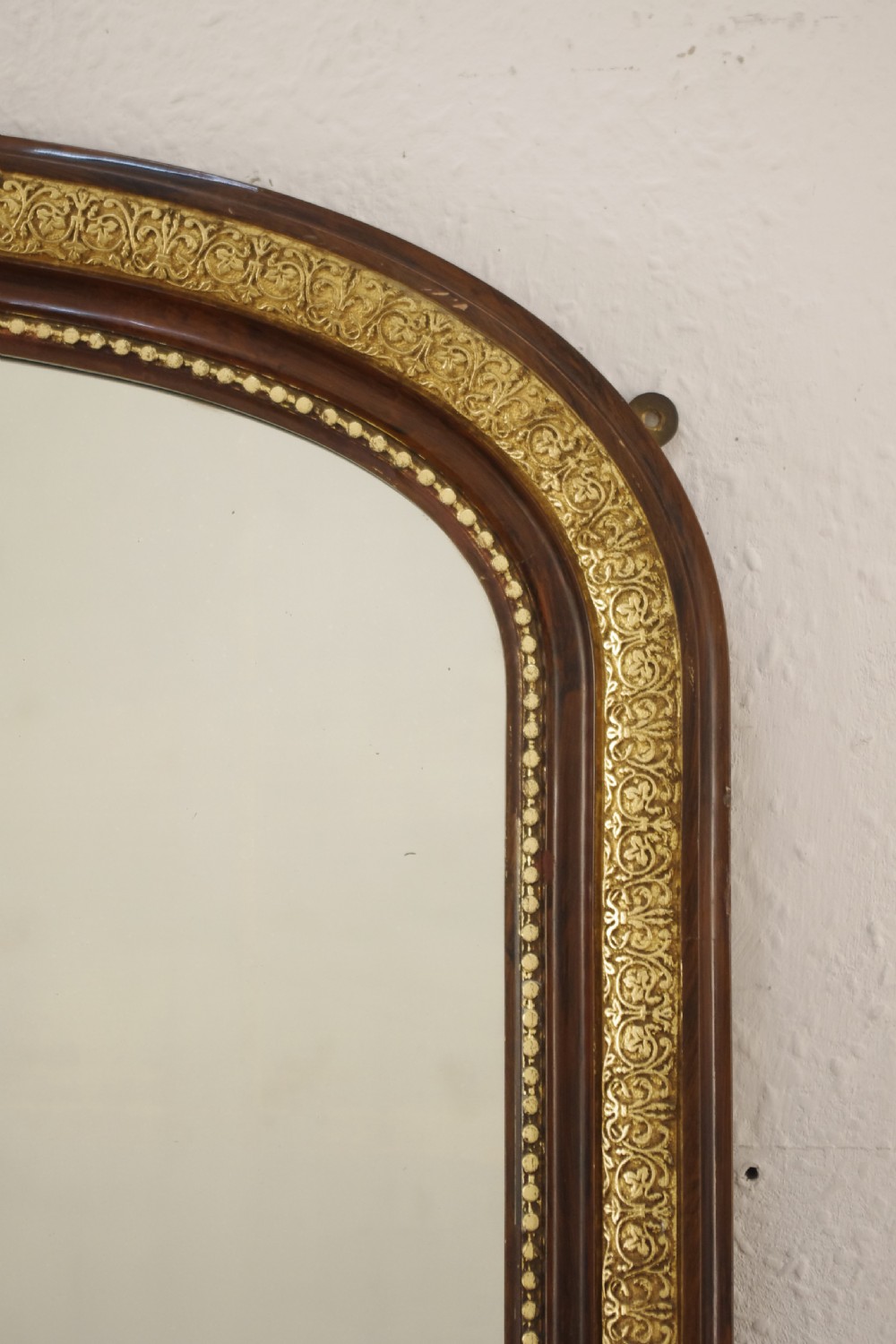 Victorian Gilt Arch Top Overmantle Mirror View IV