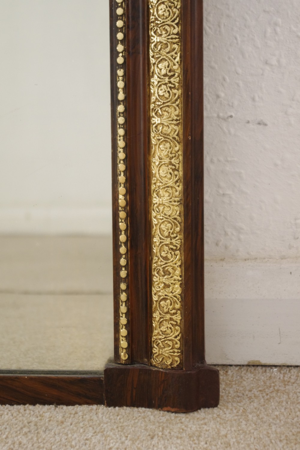 Victorian Gilt Arch Top Overmantle Mirror View VI