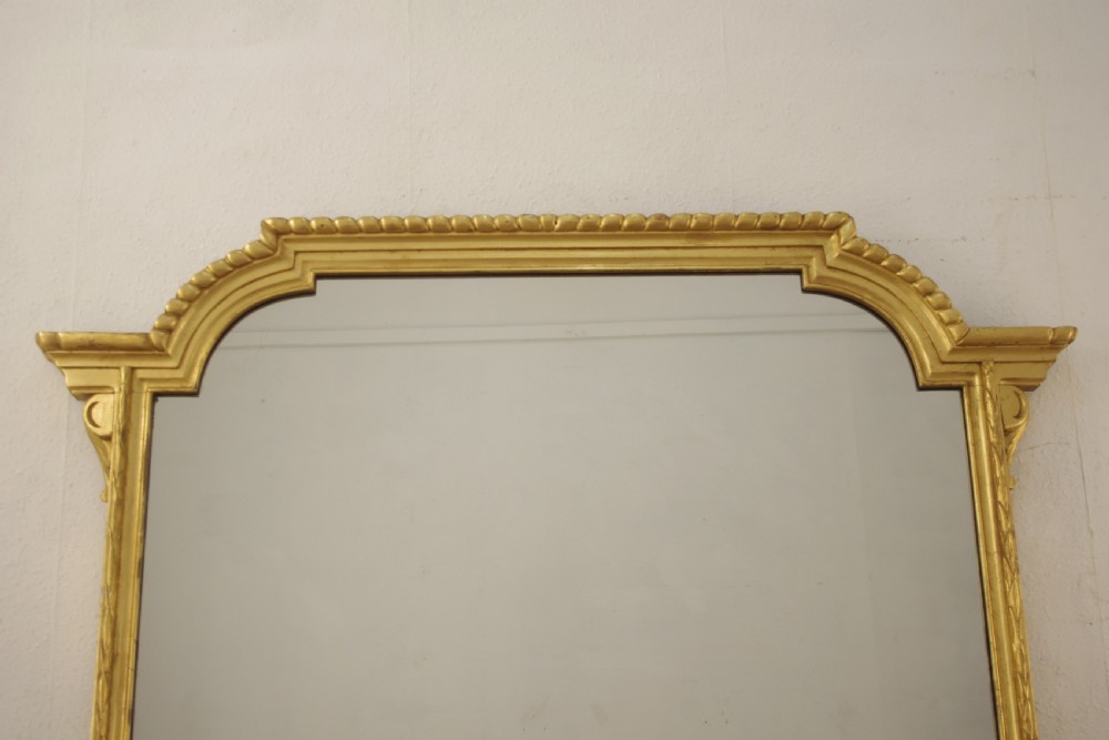 Victorian Gilt Wood Large Overmantle Mirror View II