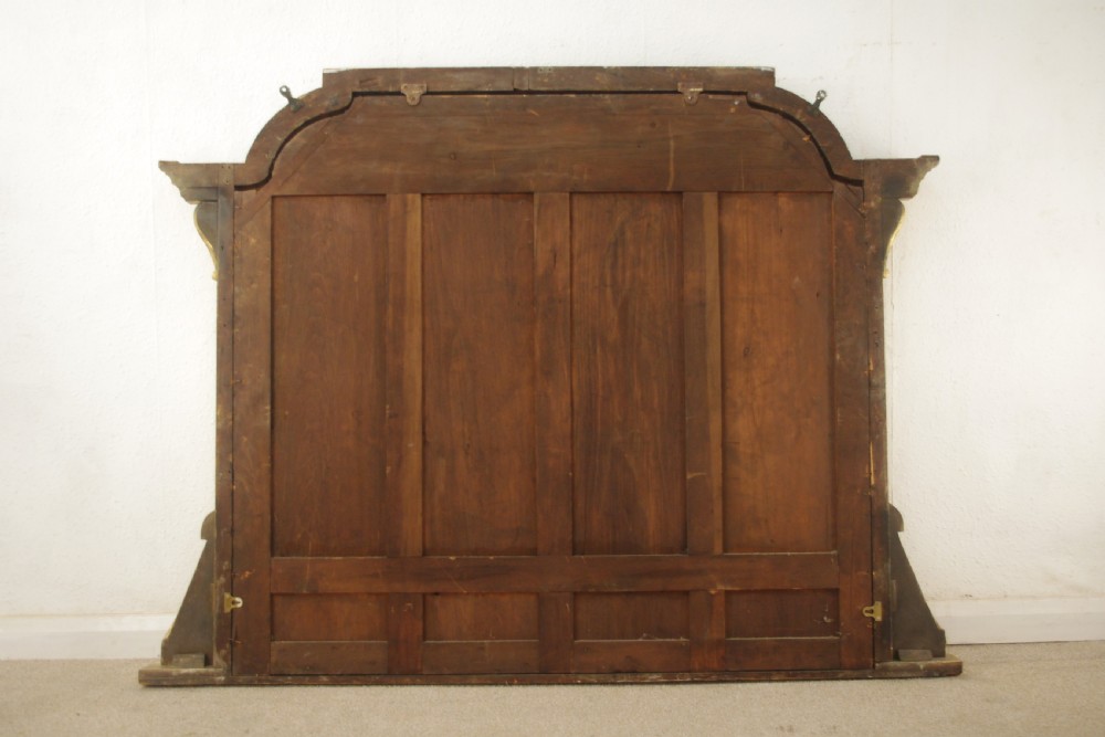 Victorian Gilt Wood Large Overmantle Mirror View VIII