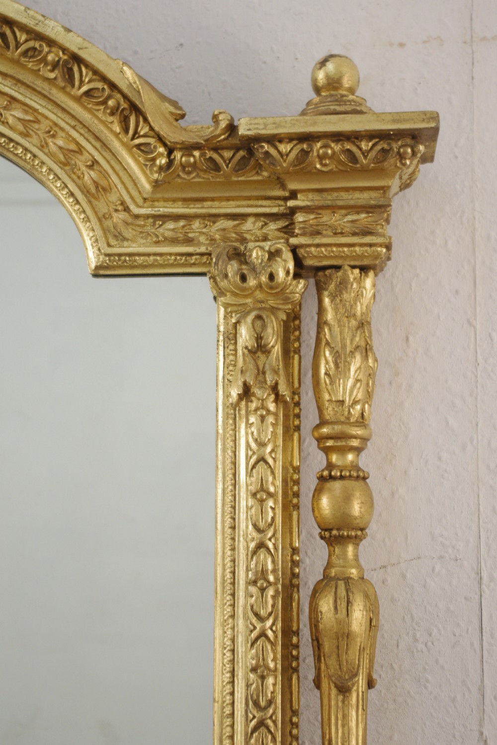 Victorian Gilt Large Overmantle Mirror View V