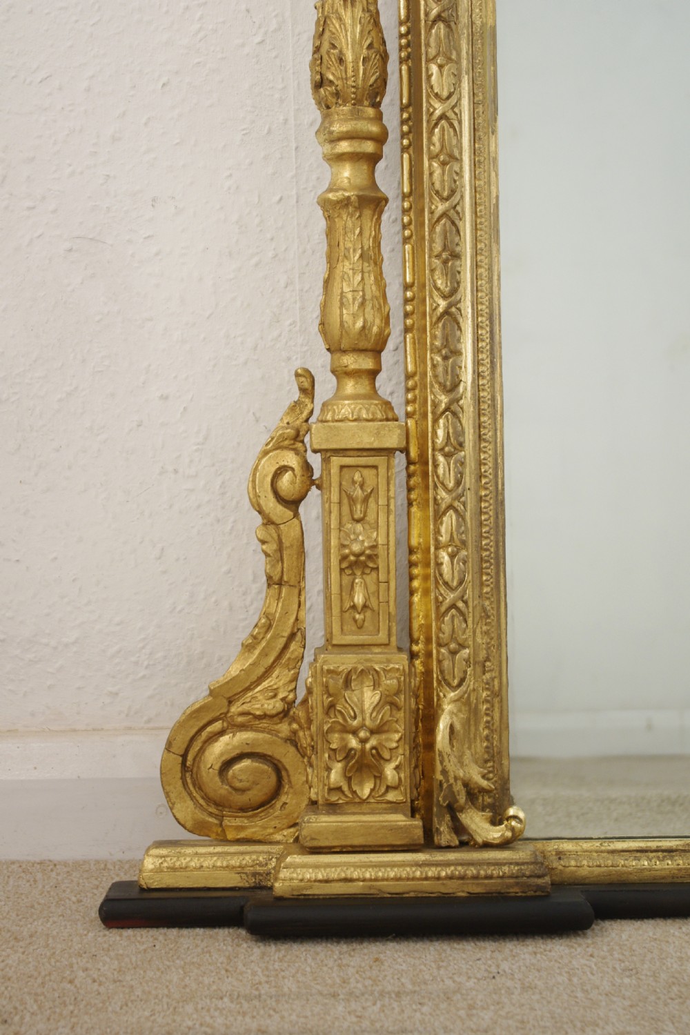 Victorian Gilt Large Overmantle Mirror View VI