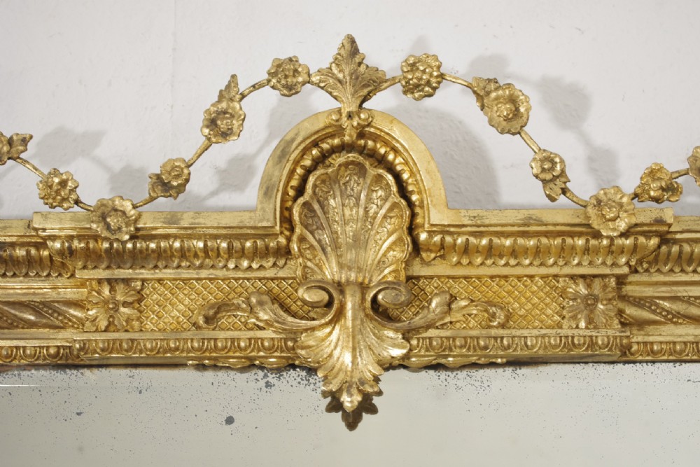 Victorian Gilt Large Overmantle Mirror View IV