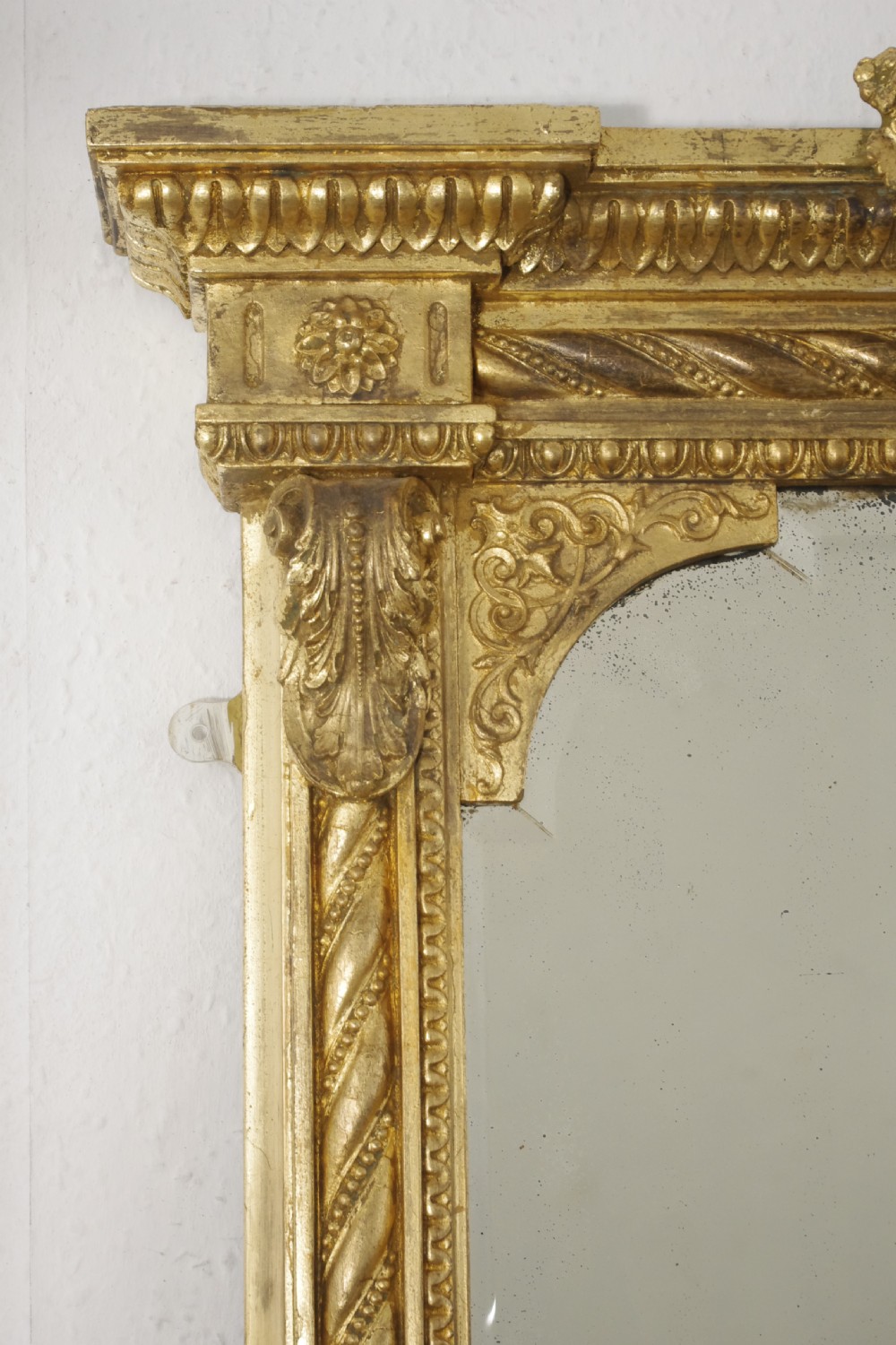 Victorian Gilt Large Overmantle Mirror View VI
