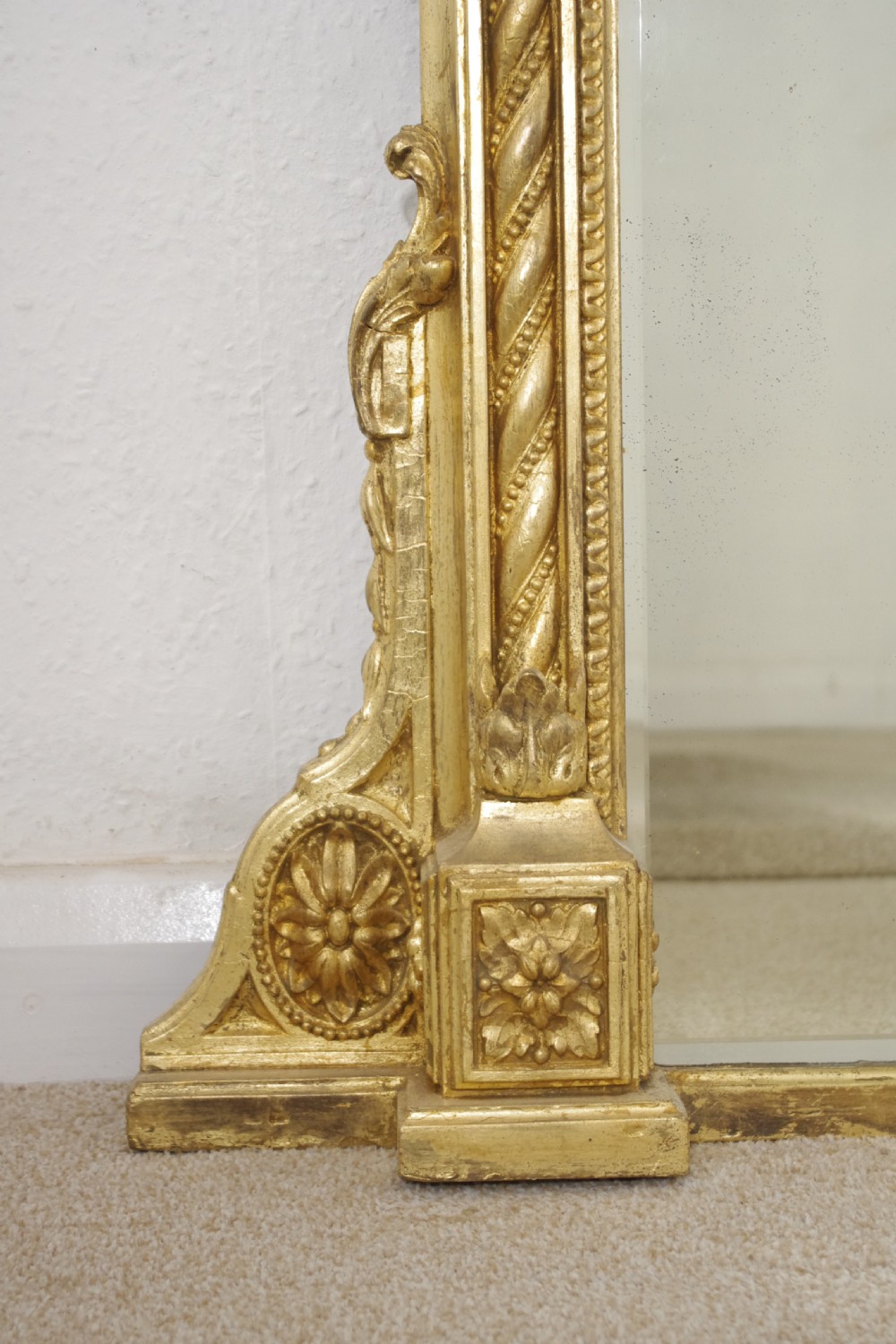 Victorian Gilt Large Overmantle Mirror View IX