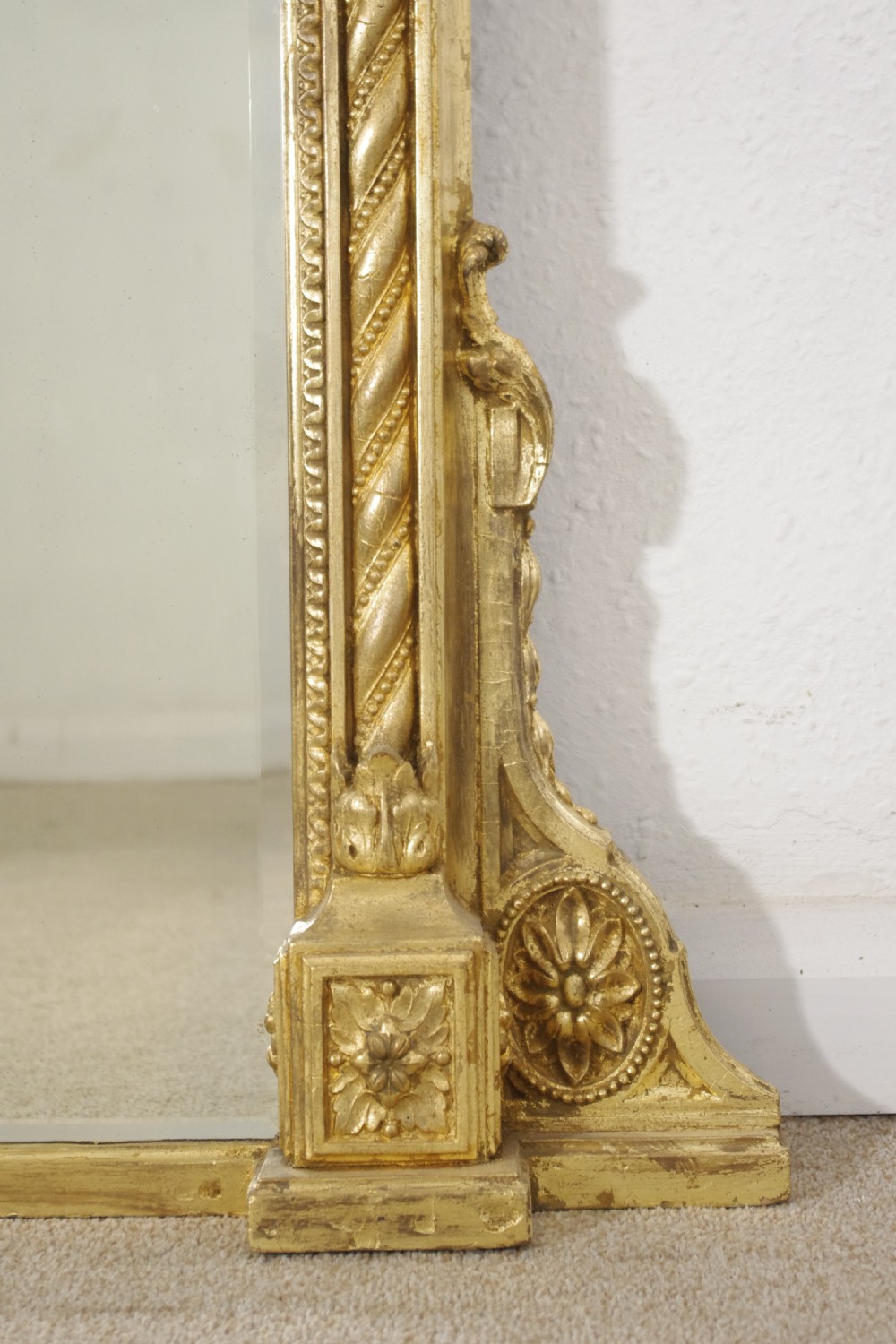 Victorian Gilt Large Overmantle Mirror View X