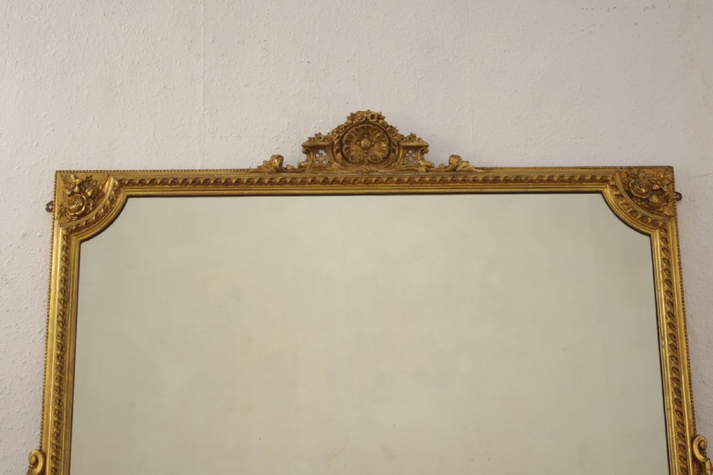 Victorian Gilt Overmantle Mirror View III