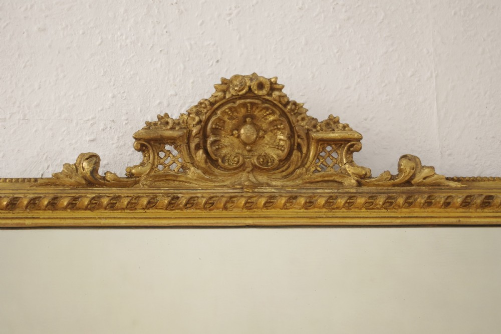 Victorian Gilt Overmantle Mirror View IV