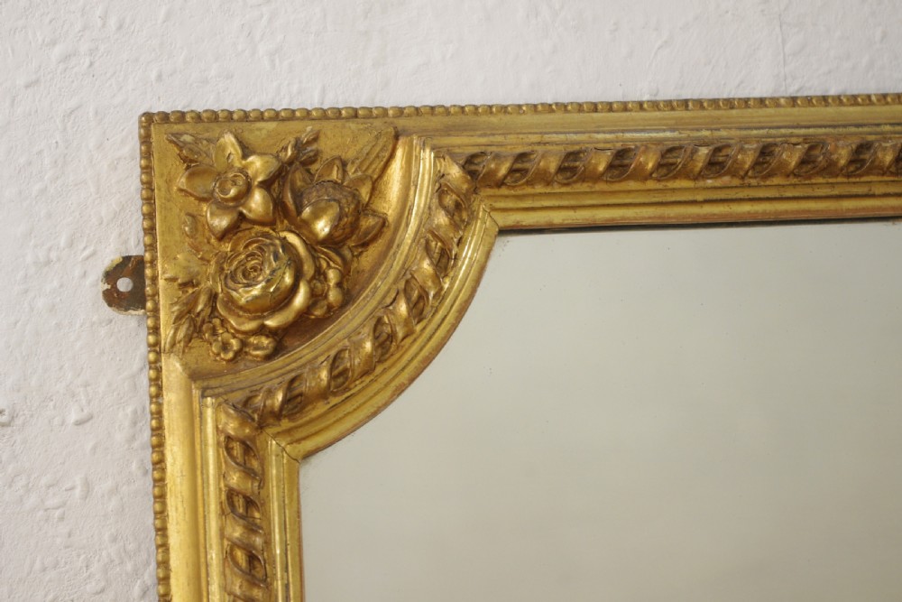 Victorian Gilt Overmantle Mirror View VII