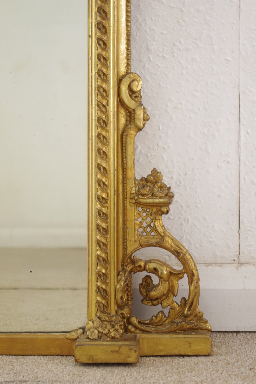 Victorian Gilt Overmantle Mirror View IX