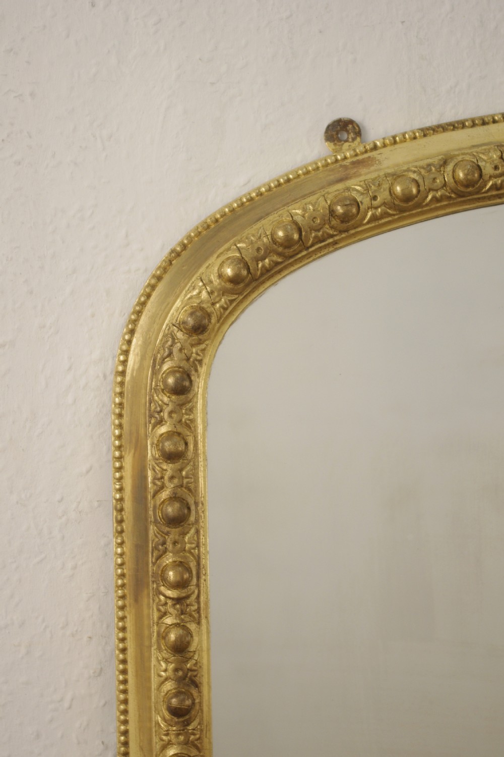 Victorian Gilt Arch Top Overmantle Mirror View II