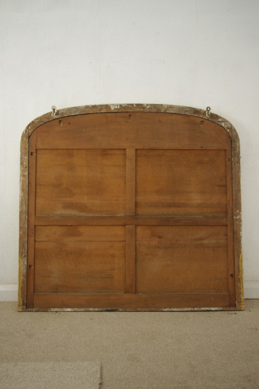 Victorian Gilt Arch Top Overmantle Mirror View VIII