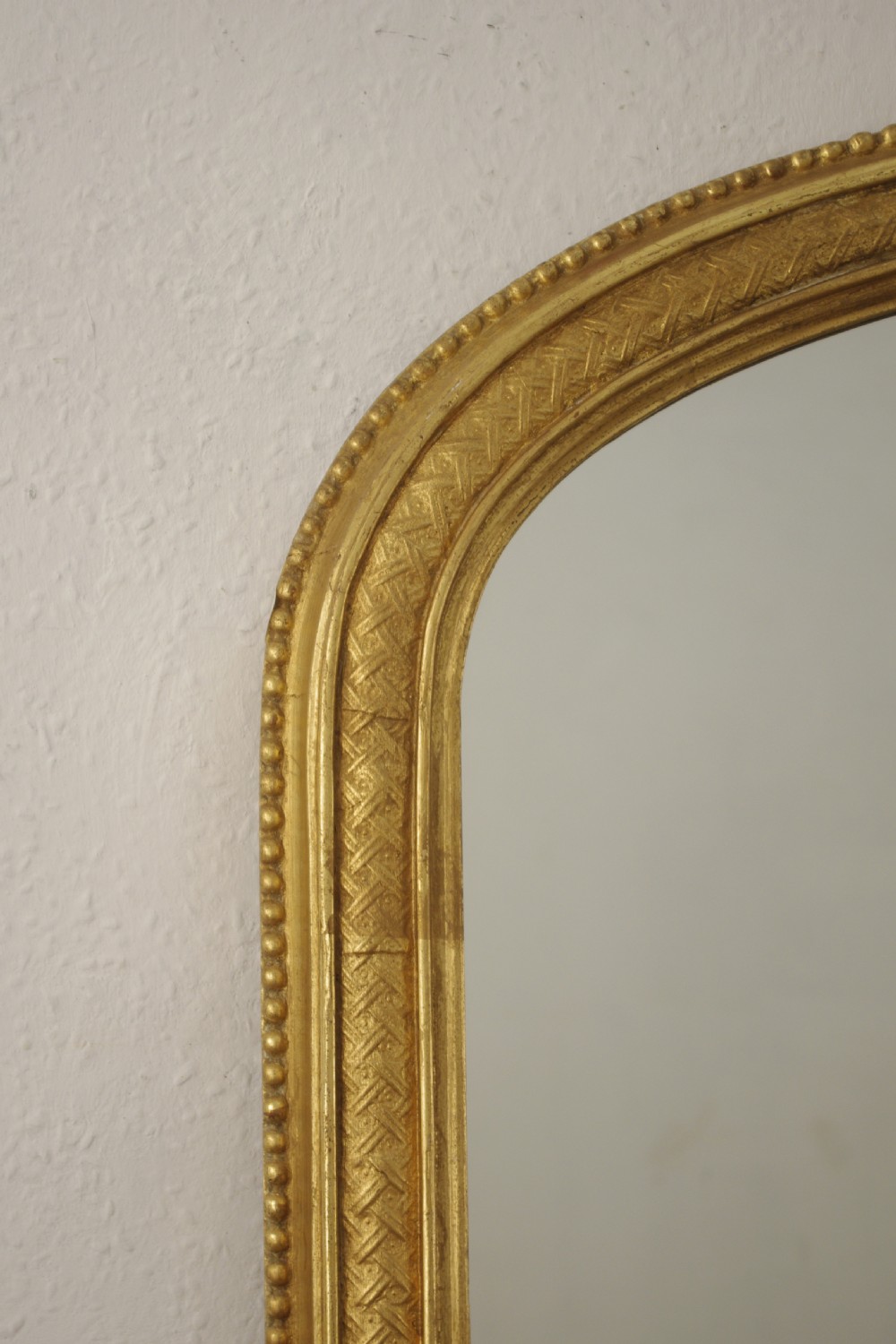 Victorian Gilt Large Arch Top Overmantle Mirror View III