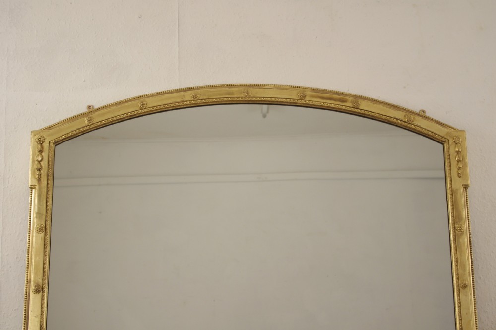 Victorian Gilt Large Overmantle Mirror View II