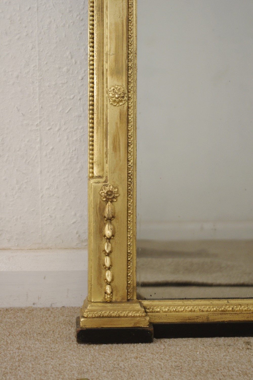 Victorian Gilt Large Overmantle Mirror View V