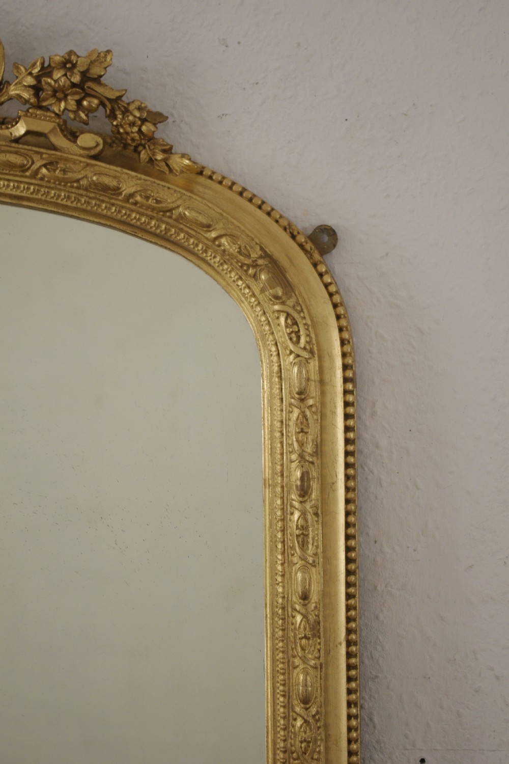 Victorian Gilt Arch Top Overmantle Mirror View VII