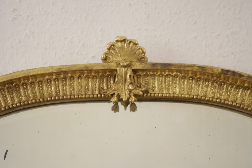 Victorian Gilt Triple Plate Overmantle Mirror View VI