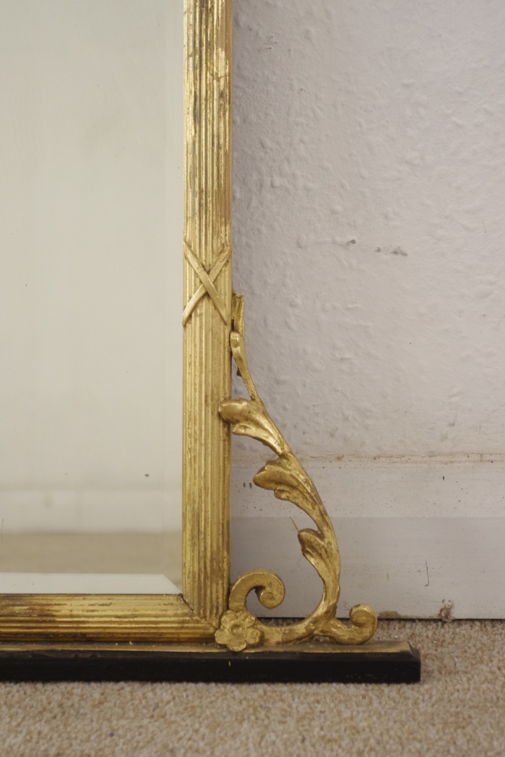Victorian Gilt Triple Plate Overmantle Mirror View VIII
