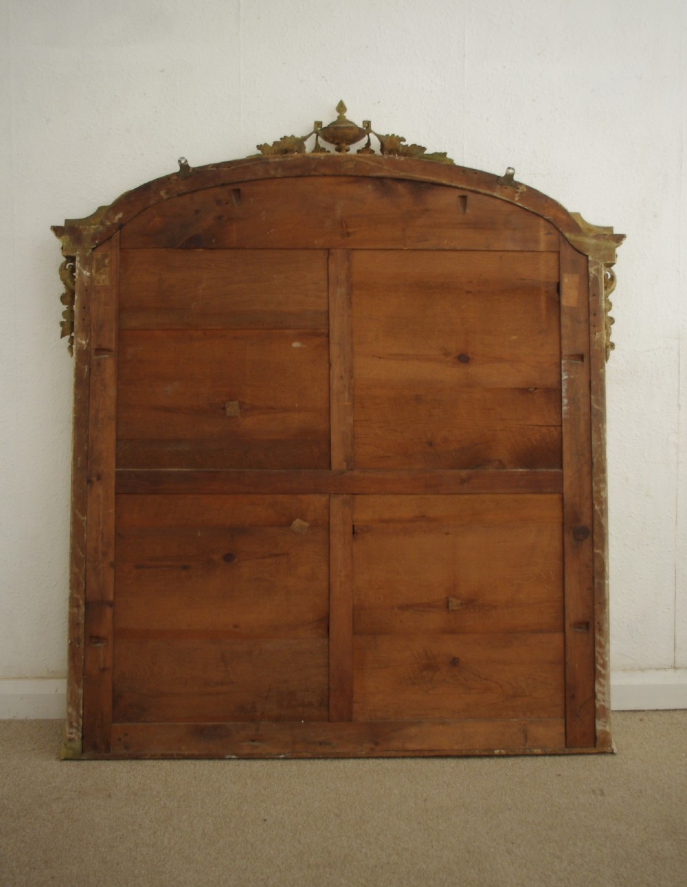 Victorian Gilt Arch Top Overmantle Mirror View IX