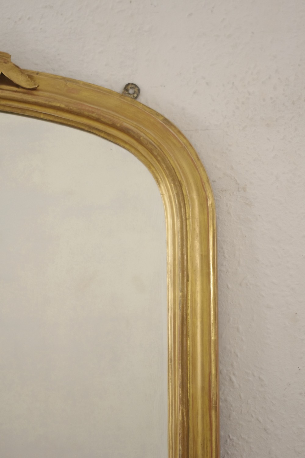 Victorian Gilt Wood Arch Top Large Overmantle Mirror View VI