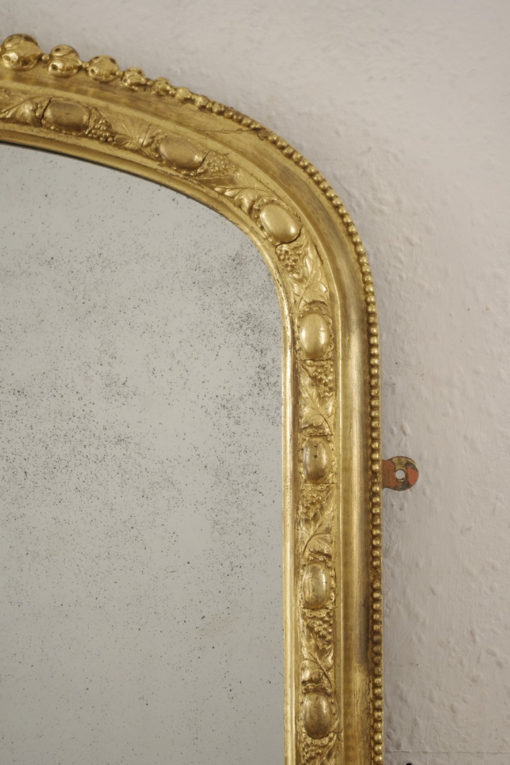 Victorian Gilt Arch Top Overmantle Mirror  View VI