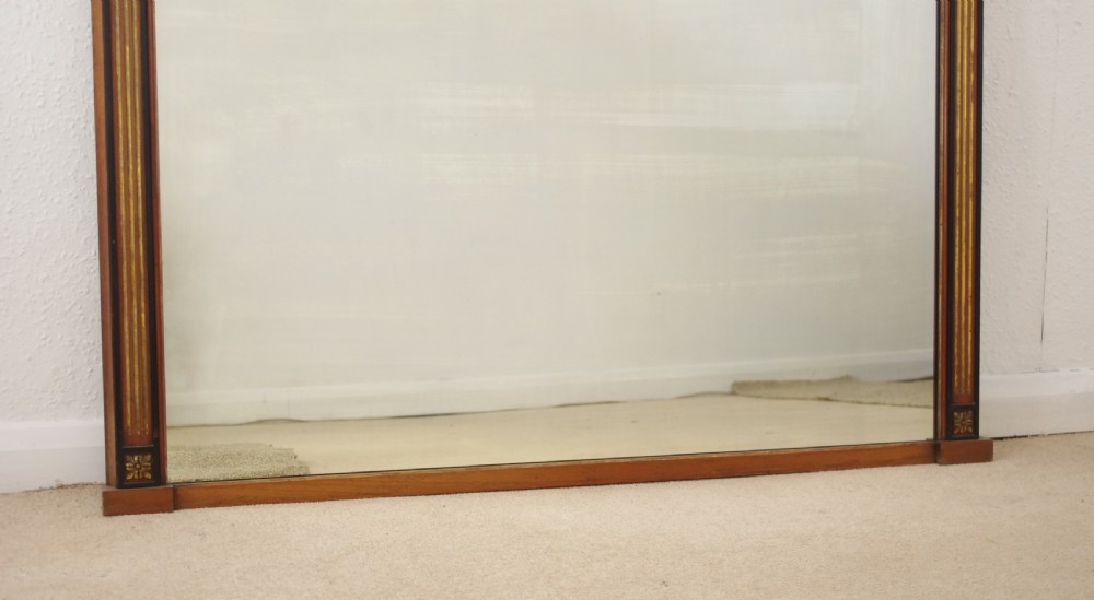 Victorian Mahogany and Parcel-Gilt Overmantle Mirror View IX