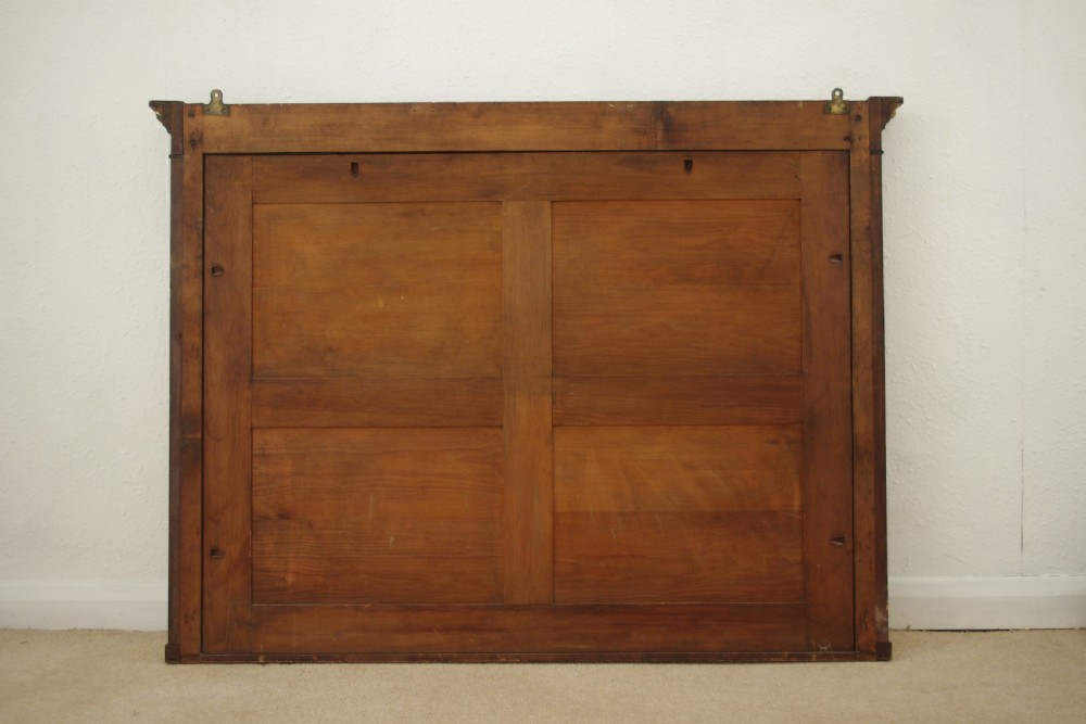 Victorian Mahogany and Parcel-Gilt Overmantle Mirror View X
