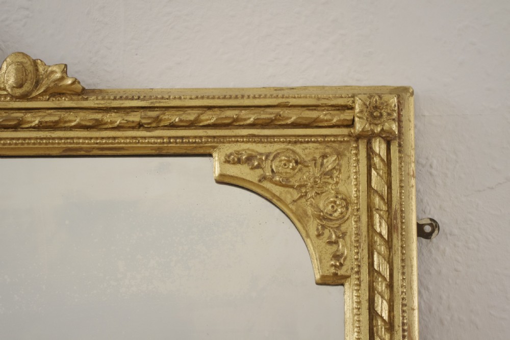 Victorian Gilt Overmantle Mirror View VI