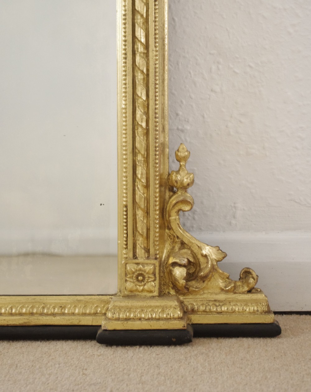 Victorian Gilt Overmantle Mirror View VIII