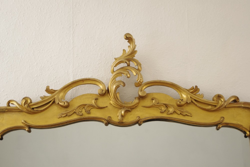 Victorian Gilt Wood Overmantle Mirror View IV