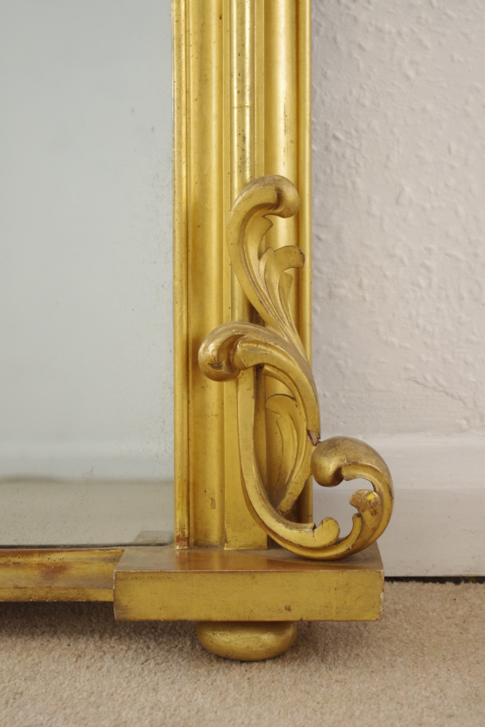 Victorian Gilt Wood Overmantle Mirror View IX