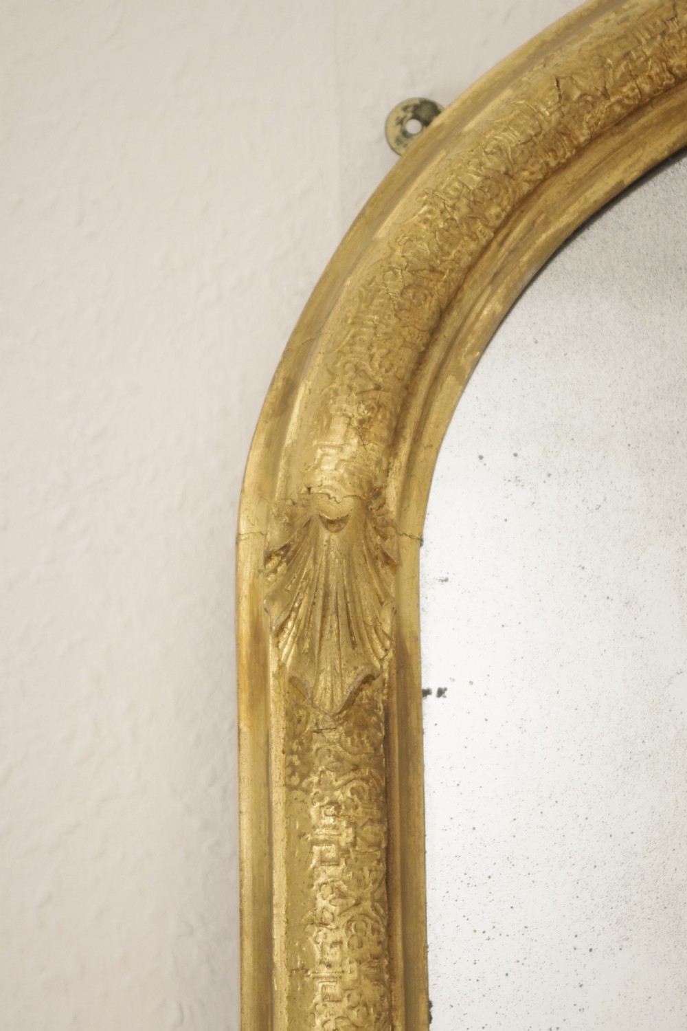 Victorian Gilt Large Arch Top Overmantle Mirror View III