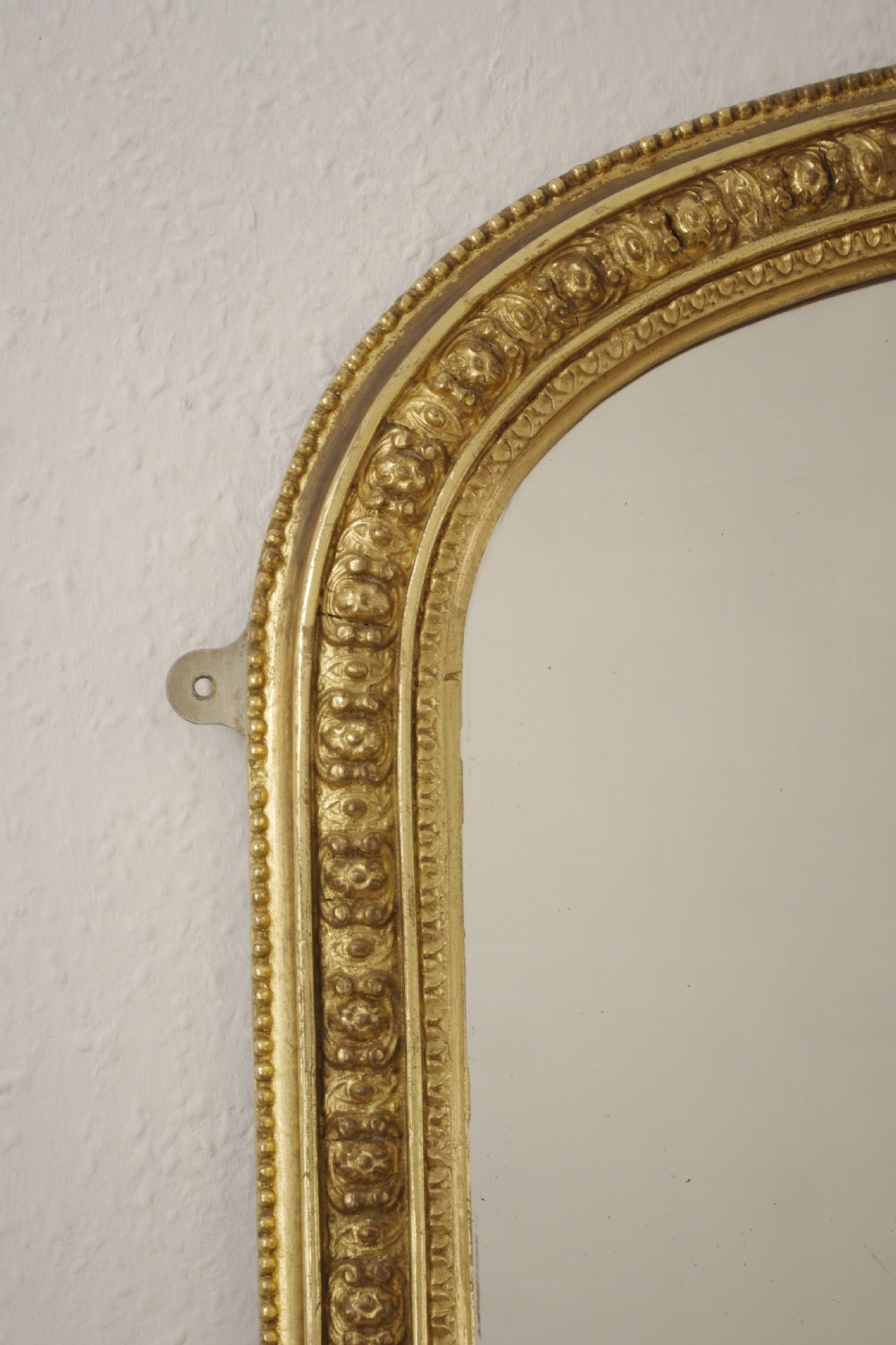 Victorian Gilt Large Arch Top Overmantle Mirror View III