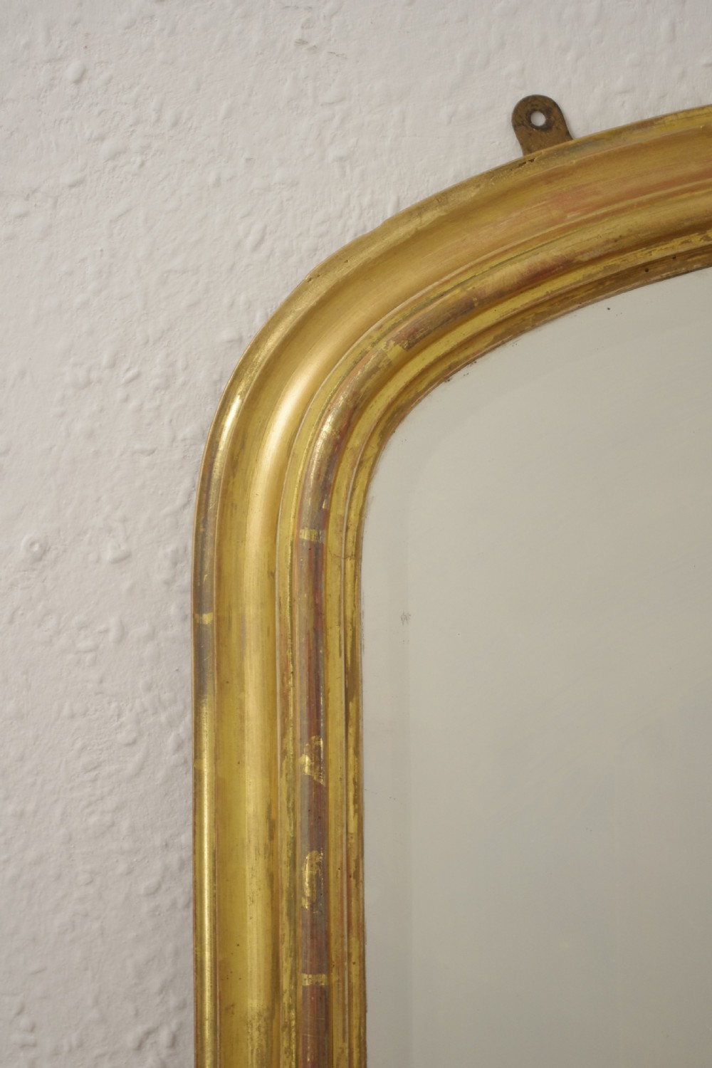 Victorian Gilt Wood Arch Top Overmantle Mirror View IV