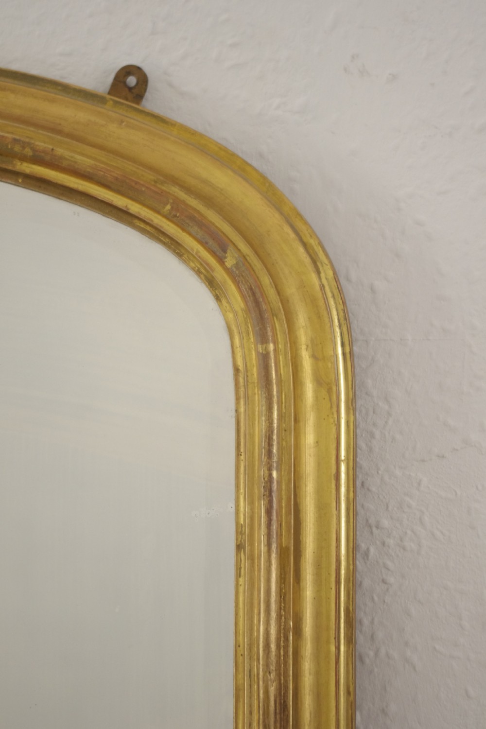 Victorian Gilt Wood Arch Top Overmantle Mirror View V