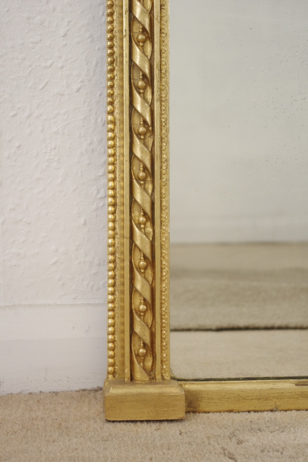 Victorian Gilt Large Overmantle Mirror View VI