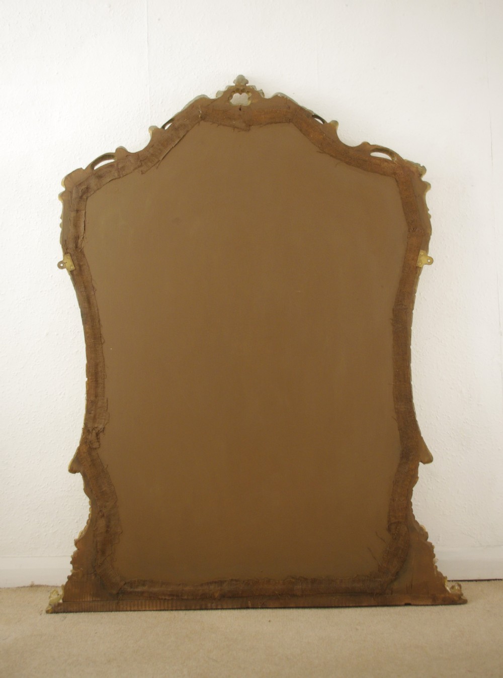 19th Century Gilt Wood Large Overmantle Mirror View VIII