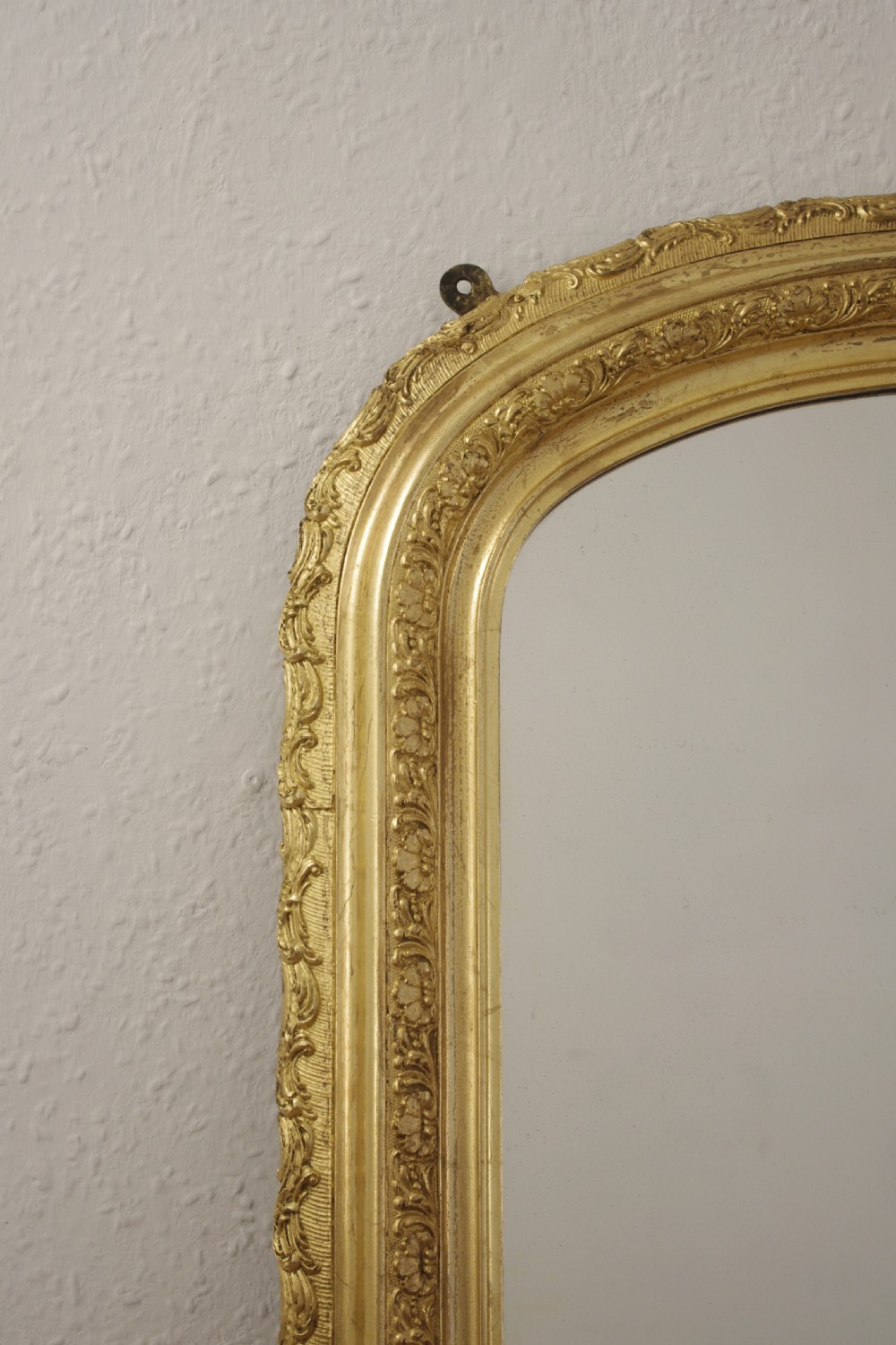 Victorian Gilt Arch Top Overmantle Mirror View III