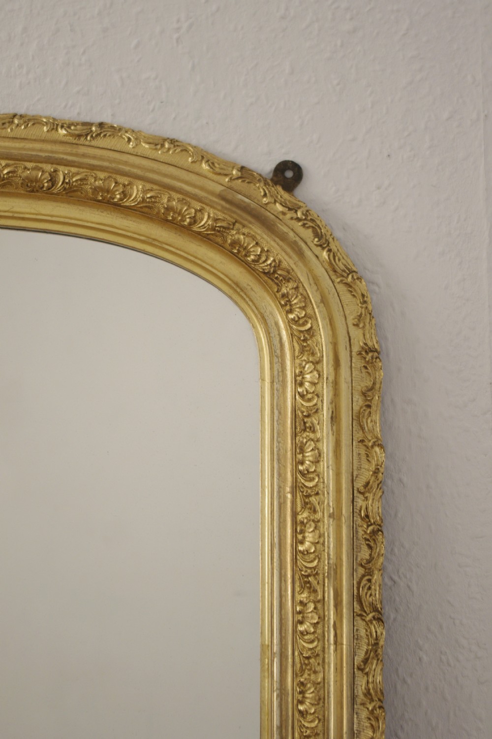Victorian Gilt Arch Top Overmantle Mirror View IV