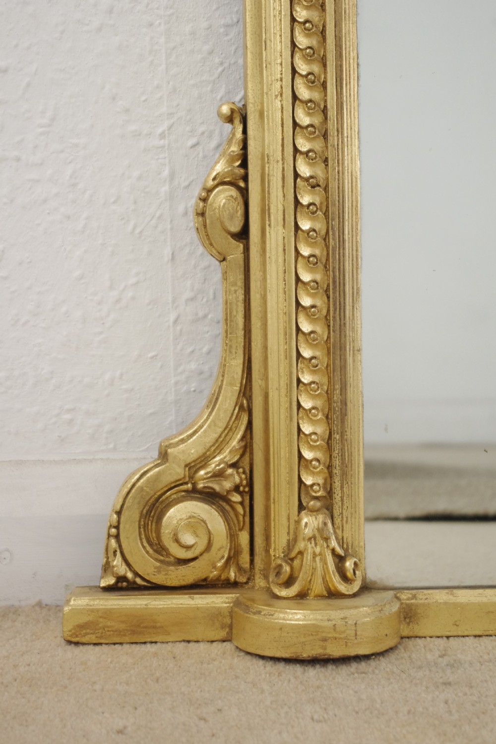 Victorian Gilt Large Overmantle Mirror View VI