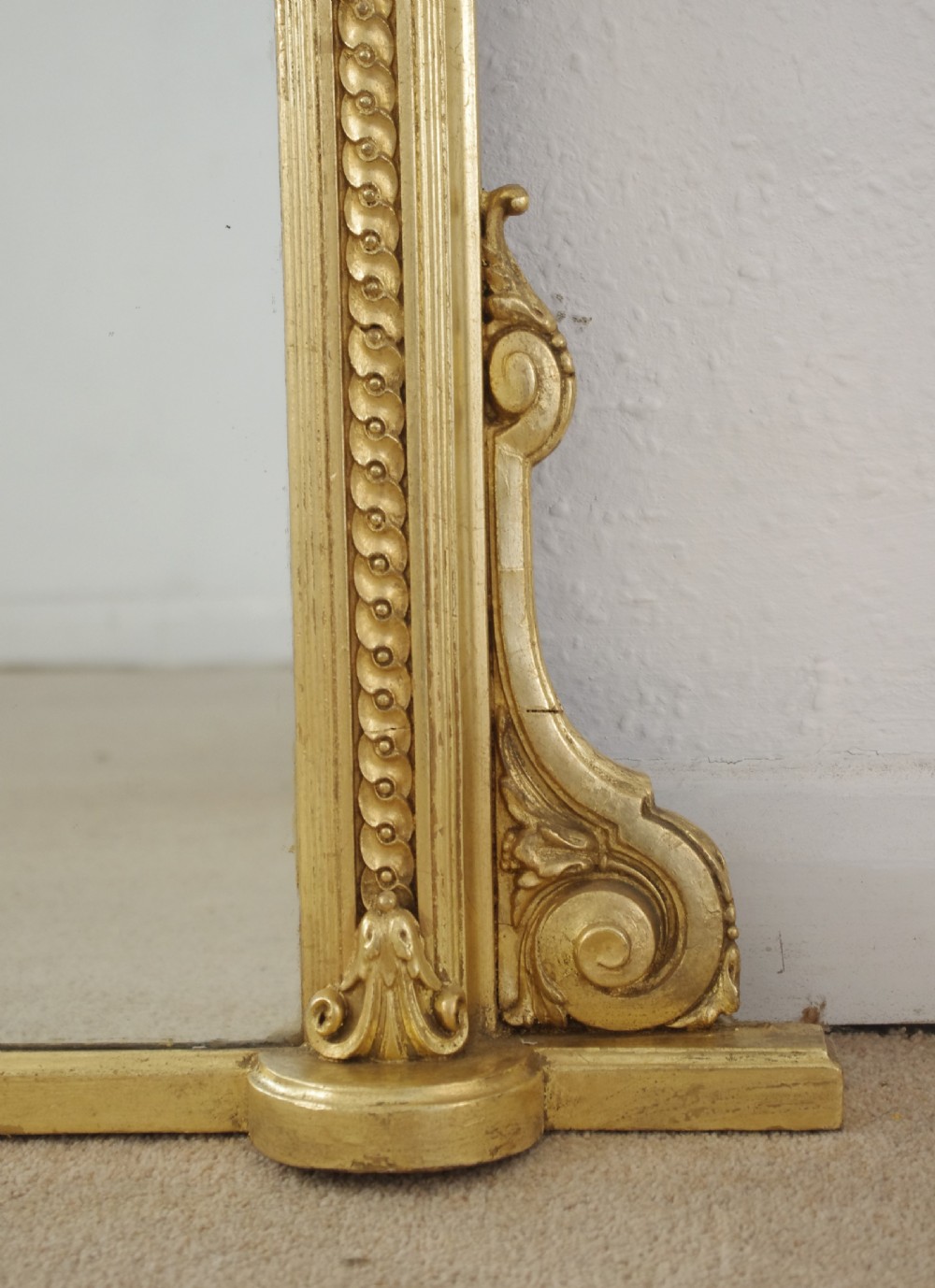 Victorian Gilt Large Overmantle Mirror View VII