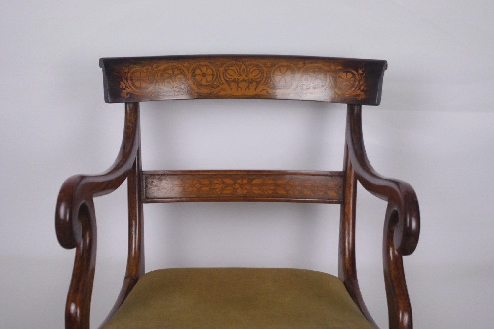 19th Century Simulated Rosewood Desk Chair View X
