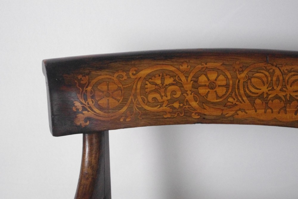 19th Century Simulated Rosewood Desk Chair View XIII