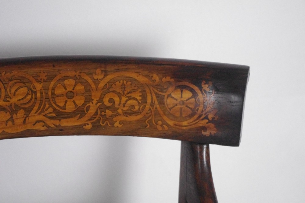 19th Century Simulated Rosewood Desk Chair View XIV