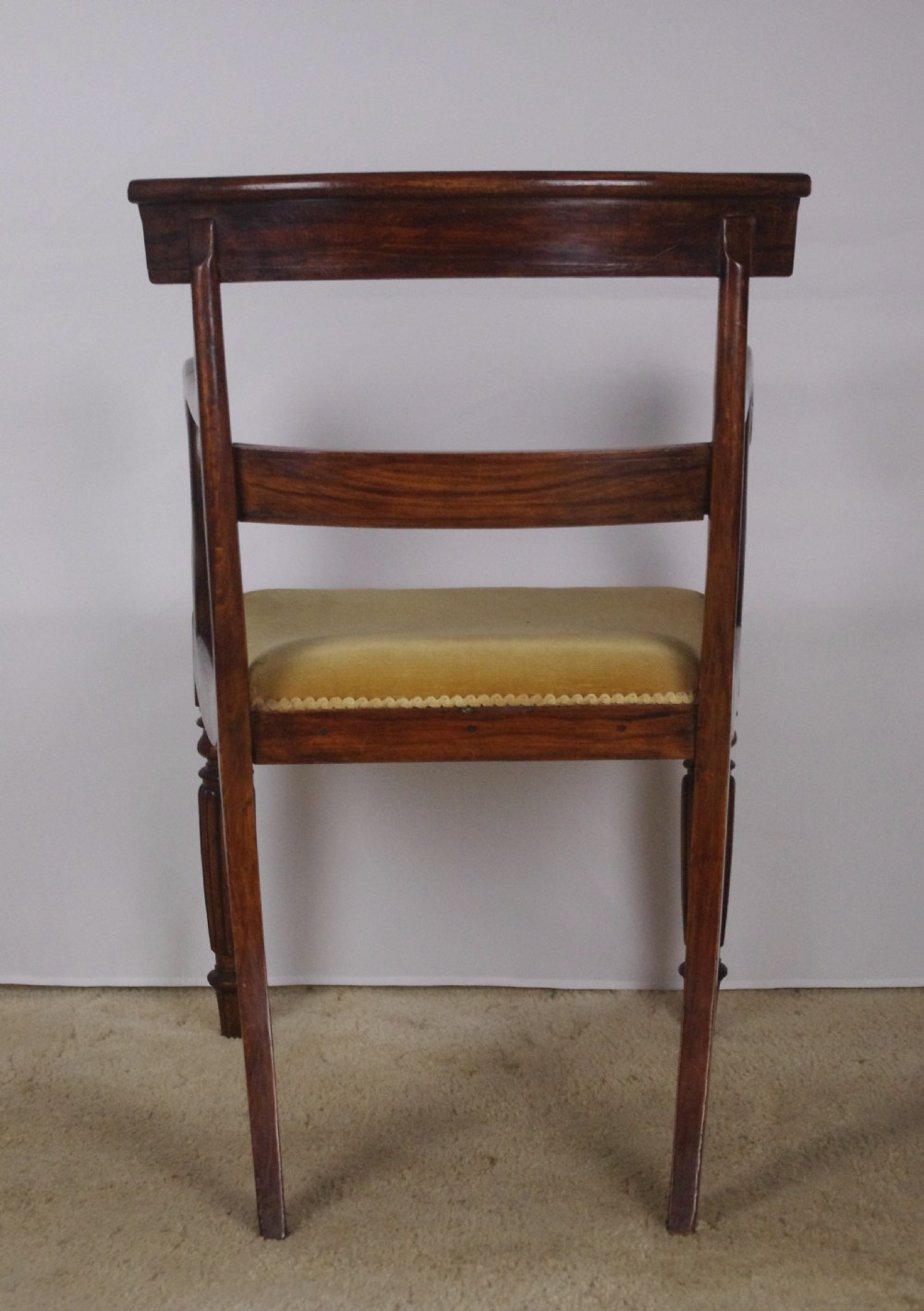 19th Century Simulated Rosewood Desk Chair View XVI