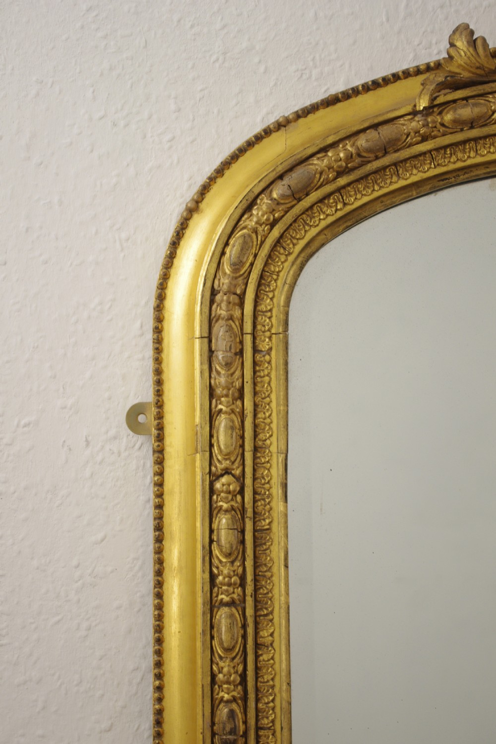 Victorian Gilt Arch Top Overmantle Mirror View IV