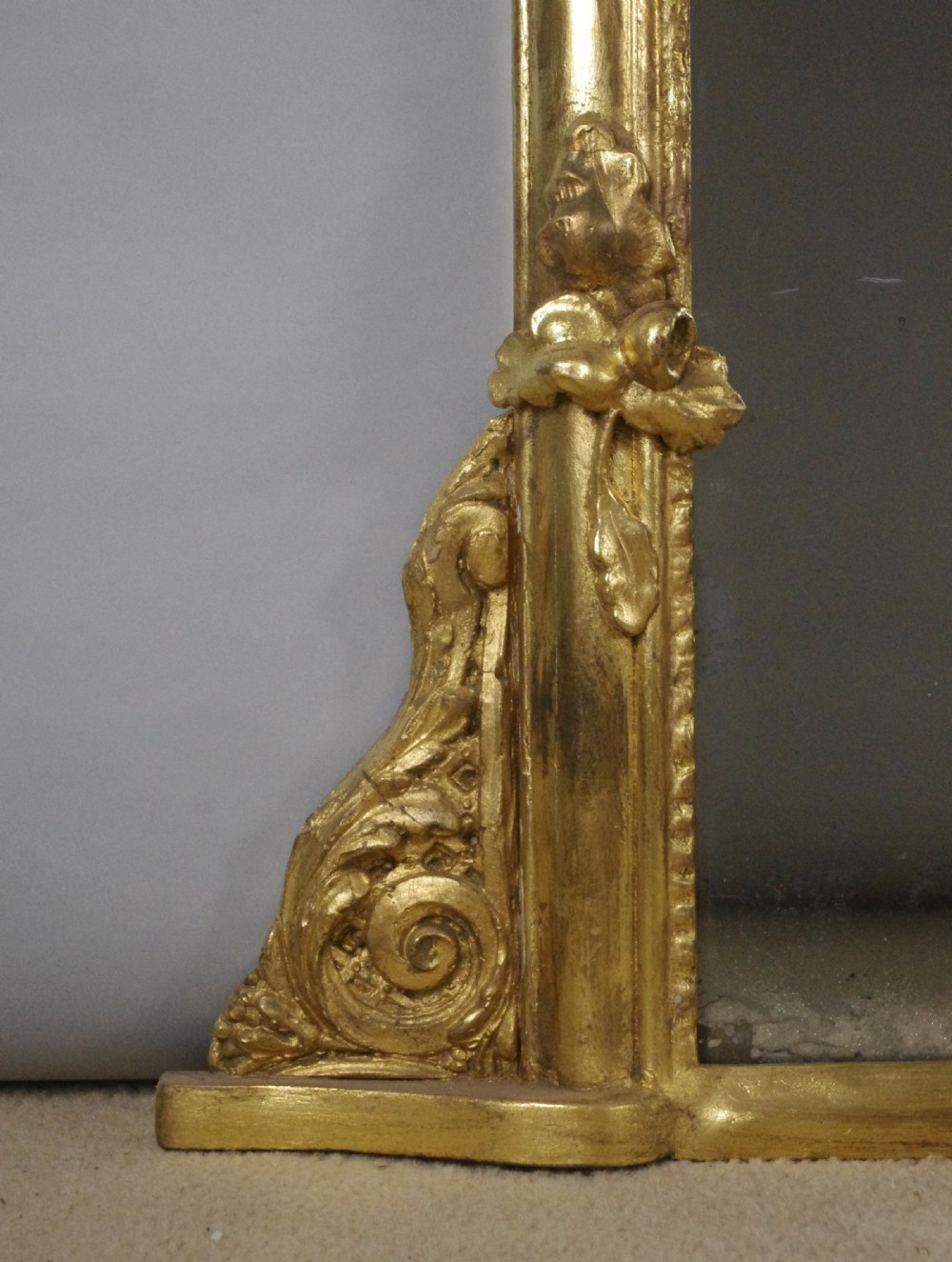 Victorian Gilt Large Overmantle Mirror View VII